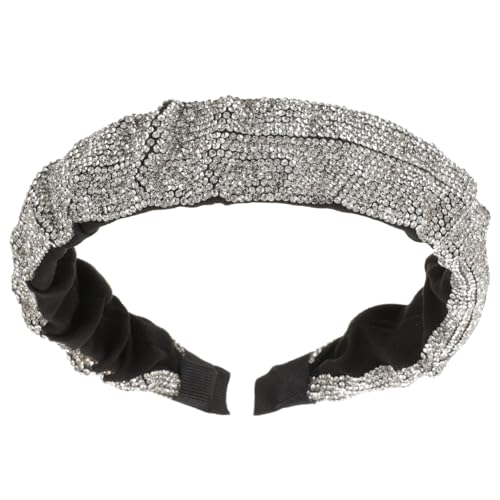 BELLIFFY Breites Haarband Mit Strass Für Damen Stirnband Haar Schmuck Glänzendes Party-haarband Für Geburtstage Hochzeiten BELLIFFY Breites Haarband Mit Strass Für Damen Stirnband Haar Schmuck Glänzendes Party-haarband Für Geburtstage Hochzeiten von BELLIFFY