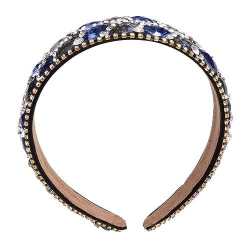 BELLIFFY Delicate Hair Hoops Mit Kristallen Haarband Für Und Mädchen Blau Kreative Haarschmuck-accessoires Für Besondere Anlässe Und Fotoshootings von BELLIFFY