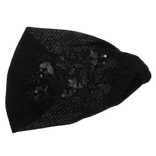 BELLIFFY Herbst-winter Haarband Mit Breitem Design Und Rosenblumen-muster Vielseitiges Accessoire Für Frauen Zur Abdeckung Von Grauen Haaren Modisches Haarschmuckstück von BELLIFFY