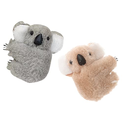 BELLIFFY 2stücke Koala-haarspangen Haarspangen Für Damen Kleine Haarklammern Stofftier-haarschmuck Für Langes Haar von BELLIFFY