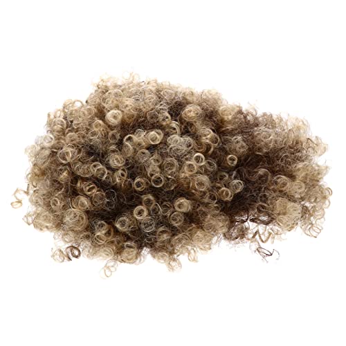 BELLIFFY Synthetische Locken Perücke Damen Afro-perücke Mit Hohem Puff Kürzer Dutt Mit Party-perücke Für Cosplay BELLIFFY Synthetische Locken Perücke Damen Afro-perücke Mit Hohem Puff Kürzer Dutt Mit Party-perücke Für Cosplay von BELLIFFY