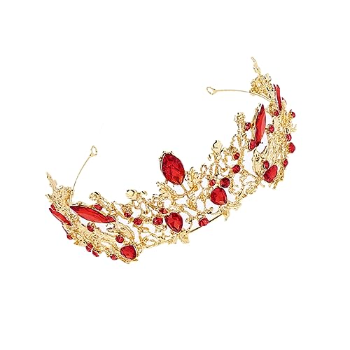 BELLIFFY Bridal Tiara Kristallkrone Für Hochzeitskleid Eleganter Haarschmuck Für Bräute Farbenfrohes Design Langlebig Und Leicht Für Hochzeit Verlobung Und Feste von BELLIFFY