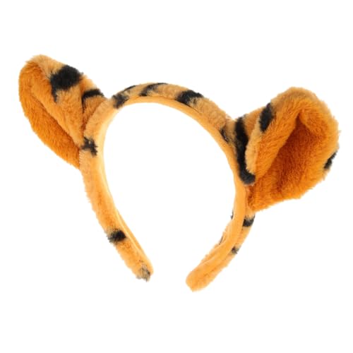 BELLIFFY Tigerohr-haarband Aus Plüsch Und Schönes Stirnband Für Party-kopfbedeckung Für Karneval Und Mottopartys Langlebig Und Angenehm Zu Tragen von BELLIFFY