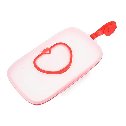 BELLIFFY Tragbare Feuchttücherbox aus Sicherem PP Langlebig und Geruchlos mit Praktischem Riemen zum Aufhängen für Wischtücher Unterwegs Geeignet für Kinderwagen Reise und Kinderstuhl von BELLIFFY