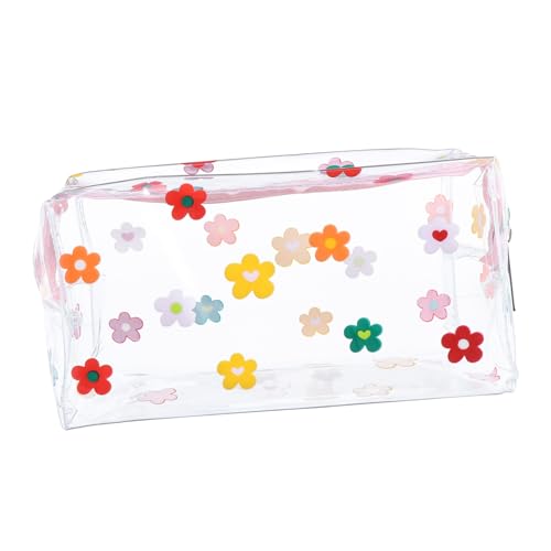 BELLIFFY Transparente Kosmetiktasche Aus PVC Leicht Und Langlebig Mit Reißverschluss Für Sicheren Schutz Für Reisen Urlaub Und Täglichen Gebrauch Als Toilettenartikel-Organizer von BELLIFFY