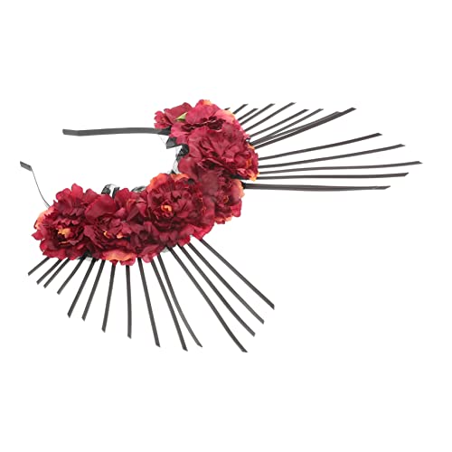 BELLIFFY Vintage Flower Haarband Für Damen Haarschmuck-accessoire Für Hochzeiten Cosplay Tanz Und Besondere Anlässe Leicht Und Komfortabel Zu Tragen von BELLIFFY