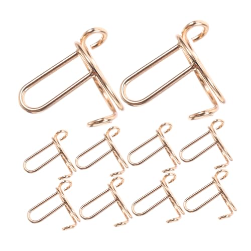 BELLIFFY 10stücke Nagelringe Verstellbar Für Damen Nailart-zubehör Leicht Zu Reinigen Offener Ring Für Fingernageldekoration von BELLIFFY