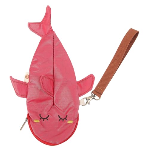 BELLIFFY Niedliche Stiftetasche in Fischform Fischform Tasche Stiftebehälter Aus Stoff Federmäppchen Federtasche Mit Ausreichend Platz Für Schreibwaren von BELLIFFY
