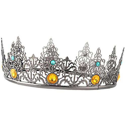 BELLIFFY Herren-stirnband Mit Vintage-krone Und Retro-geburtstagsparty Für Kostüme Im Königslook von BELLIFFY