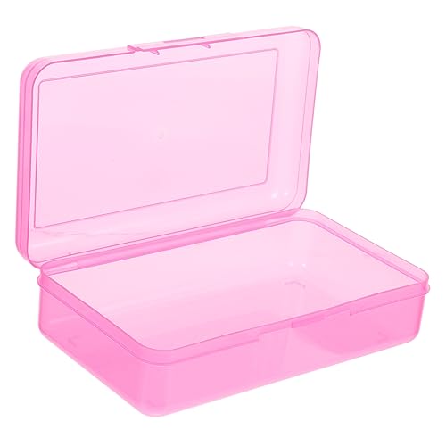 BELLIFFY Transparente Bleistiftbox Aus Kunststoff Bleistift-aufbewahrungsbox Mit Deckel Großzügiger Stift-Organizer Tragbare Stiftbox Stift-verpackungsbehälter Für Schreibwaren von BELLIFFY