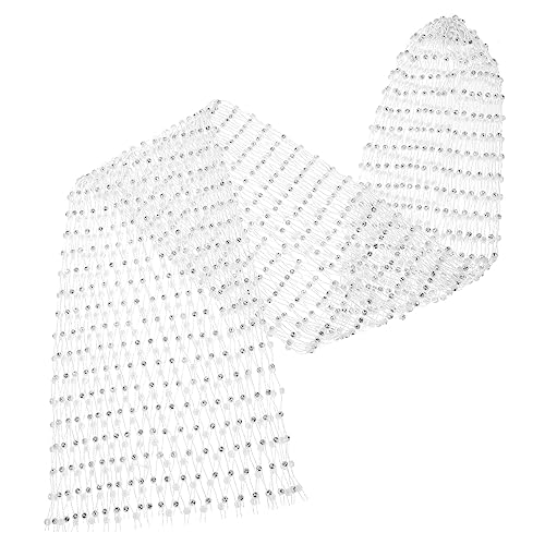 BELLIFFY Netz-kopftuch Für Damen Bandana-schal Dekoratives Haar-bandana Kopfbedeckung Mit Strass-design Für Haare Netz-haarband Für Frauen von BELLIFFY