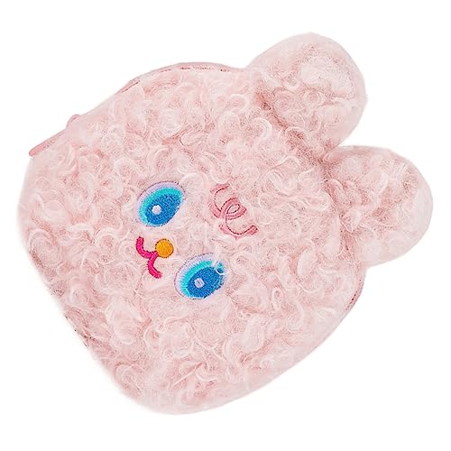 BELLIFFY Plüsch Kosmetiktasche Für Mädchen Süßes Halbmond-Design Praktischer Aufbewahrungstasche Für Hygieneartikel Schmuck Und Make-up Für Reisen Und Alltag von BELLIFFY