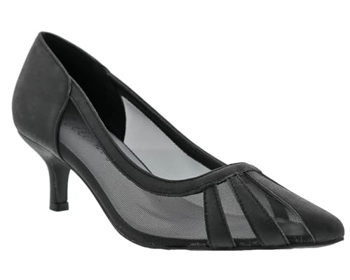 Bellini Blasé Damen Pointed Toe Everyday Comfort Pumps, Schwarz metallic, 43 EU von BELLINI