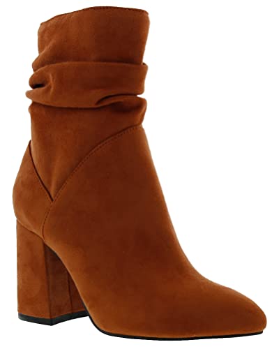 Bellini Carson Damen Slouched Boot mit Reißverschluss, Rostfreies Mikroveloursleder, 38.5 EU von BELLINI