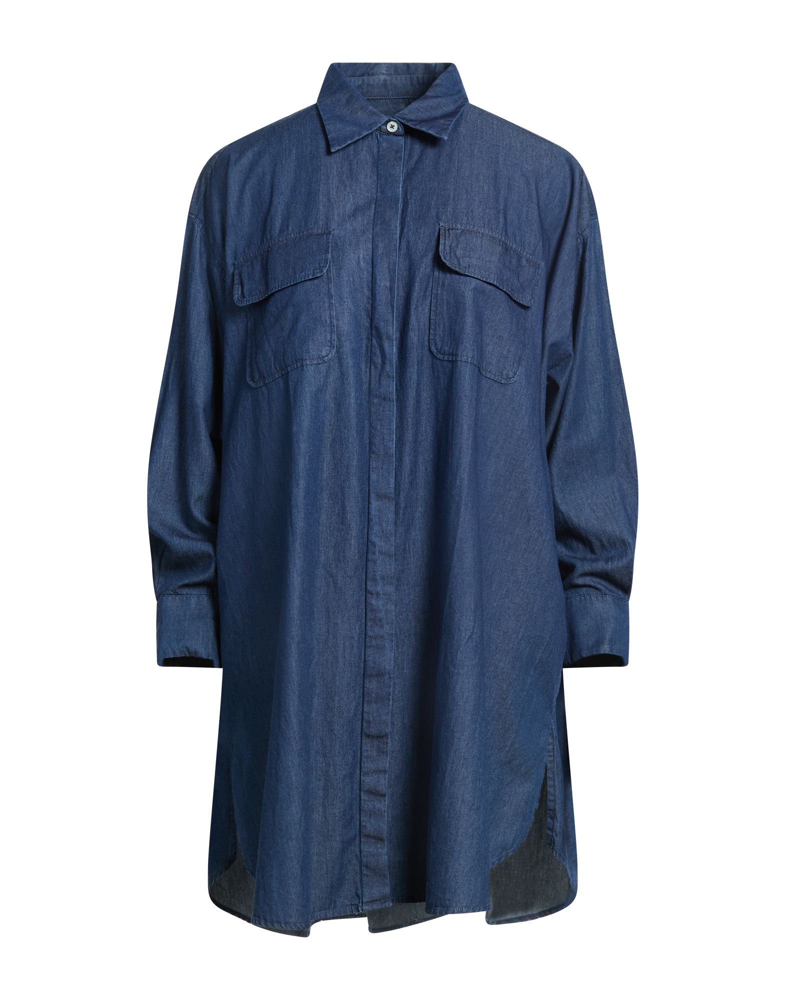 BELLWOOD Jeanshemd Damen Blau von BELLWOOD