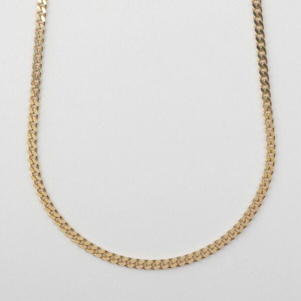 BELLYBIRD Jewellery PANZERKETTE - zarte Flachpanzerkette, längenverstellbar, 925 Silber vergoldet von BELLYBIRD Jewellery