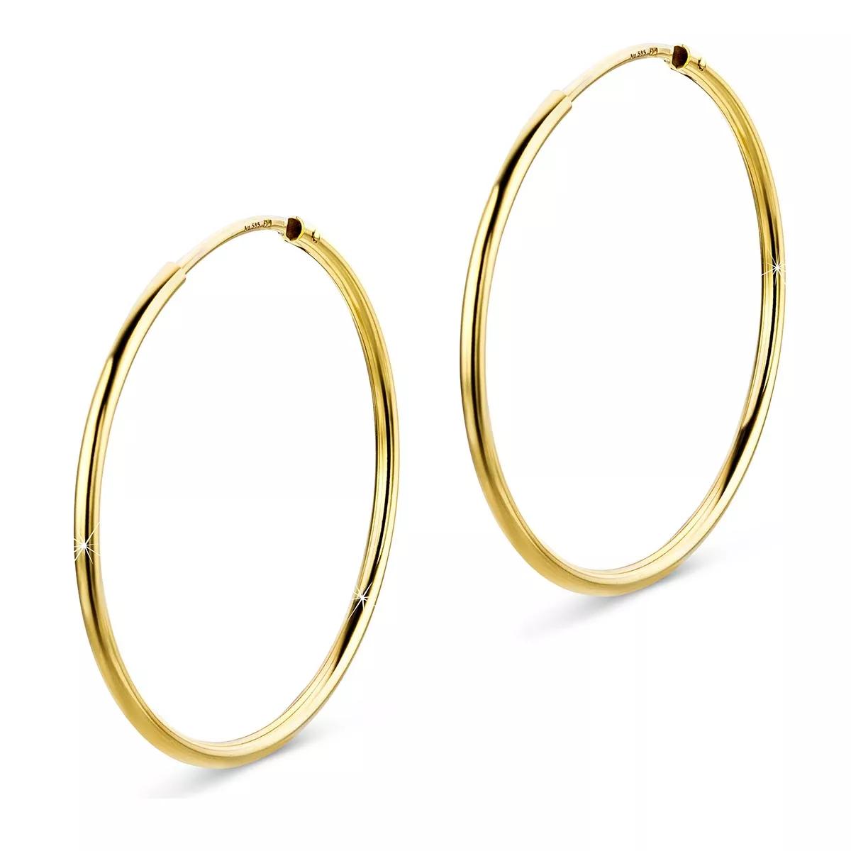 BELORO Ohrringe - 14 CT Creole - Gr. unisize - in Gold - für Damen von BELORO