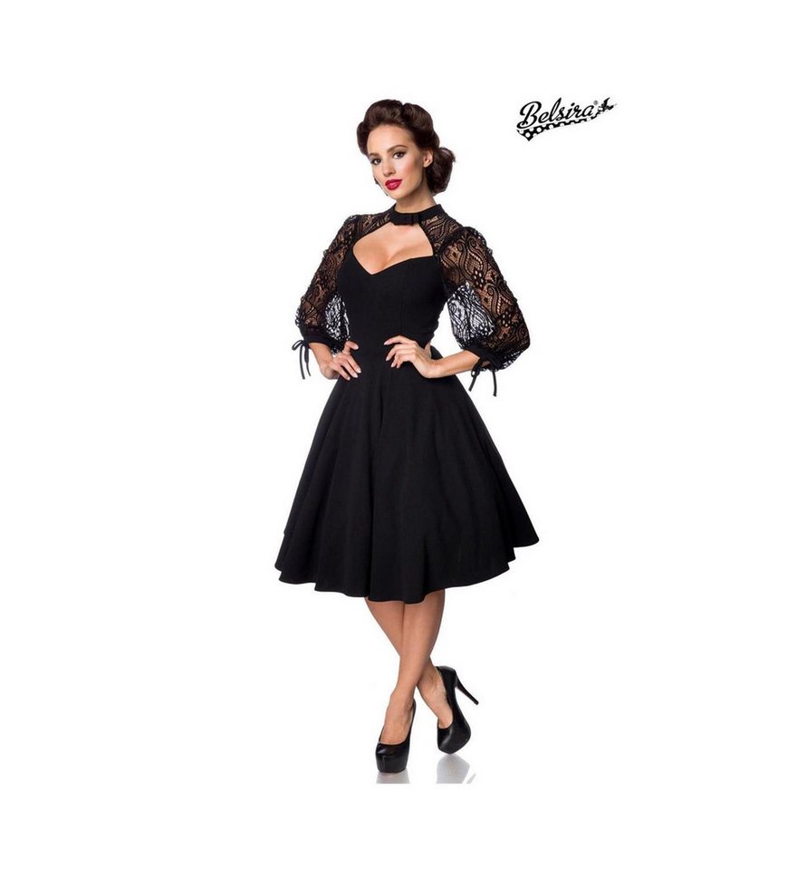 BELSIRA Trachtenkleid Belsira Longsleeve Spitzenkleid - (2XL,3XL,4XL,L,M von BELSIRA