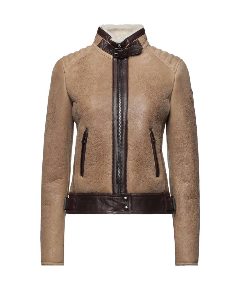 BELSTAFF Shearling- & Kunstfell Damen Sand von BELSTAFF