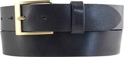 BELTINGER Gürtel aus Vollrindleder 3,5 cm | Jeans-Gürtel für Herren mit goldener Gürtelschließe 35mm | Chino-Gürtel Anzuggürtel | Schwarz 110cm BELTINGER Gürtel aus Vollrindleder 3,5 cm | Jeans-Gürtel für Herren mit goldener Gürtelschließe 35mm | Chino-Gürtel Anzuggürtel | Schwarz 110cm von BELTINGER