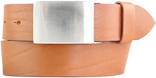 BELTINGER Gürtel aus Vollrindleder 4,5 cm | Jeans-Gürtel für Herren 45mm | Jeansgürtel mit Koppel | Tabac 110cm von BELTINGER