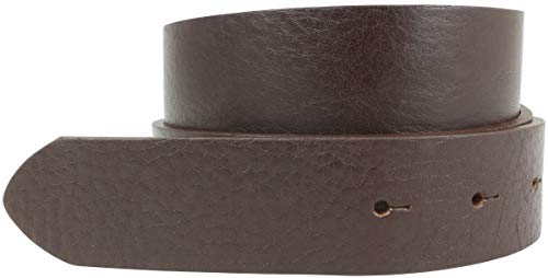 BELTINGER Gürtel aus Vollrindleder ohne Schnalle 3,5 cm | Jeans-Gürtel für Damen Herren 35mm | Chino-Gürtel ohne Schließe | Braun 100cm von BELTINGER