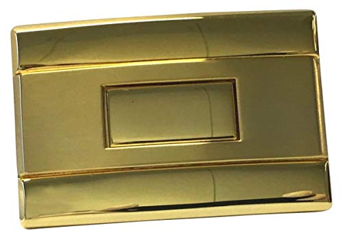 BELTINGER Gürtelschnalle 3,5cm | Buckle Wechselschließe Gürtelschließe 35mm Massiv | Für Wechselgürtel bis zu 3.5cm Breite | Gold von BELTINGER