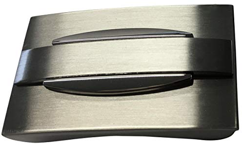 BELTINGER Gürtelschnalle 3,5cm | Buckle Wechselschließe Gürtelschließe 35mm Massiv | Für Wechselgürtel bis zu 3.5cm Breite | Silber von BELTINGER