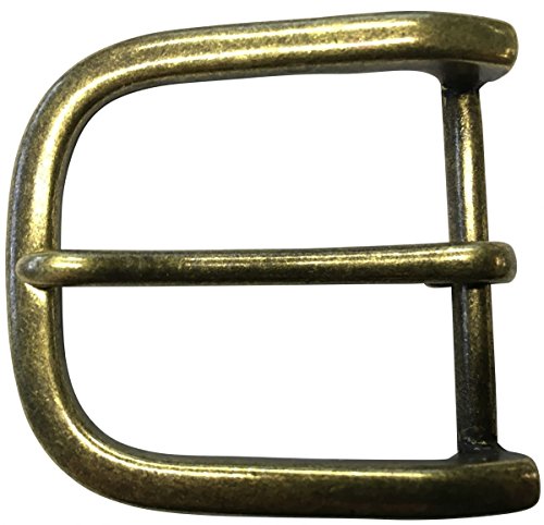 BELTINGER Gürtelschnalle 4,0 cm | Buckle Wechselschließe Gürtelschließe 40mm Massiv | Dorn-Schließe | Wechselgürtel bis 4cm | Altmessing von BELTINGER