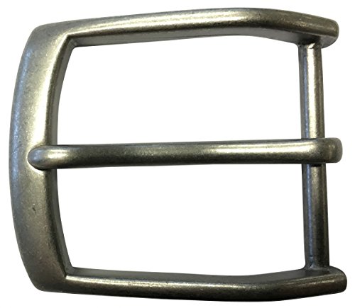 BELTINGER Gürtelschnalle 4,0 cm | Buckle Wechselschließe Gürtelschließe 40mm Massiv | Dorn-Schließe | Wechselgürtel bis 4cm | Altsilber von BELTINGER