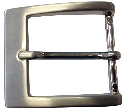 BELTINGER Gürtelschnalle 4,0 cm | Buckle Wechselschließe Gürtelschließe 40mm Massiv | Dorn-Schließe | Wechselgürtel bis 4cm | Silber von BELTINGER