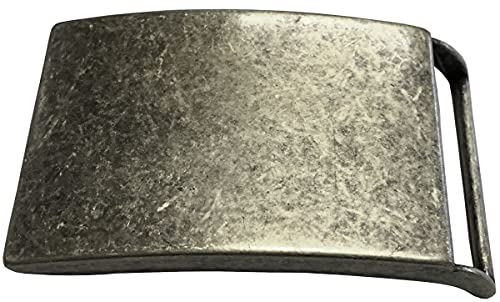 BELTINGER Gürtelschnalle 4,0 cm | Buckle Wechselschließe Gürtelschließe 40mm Massiv | Wechselgürtel bis 4cm | Altsilber von BELTINGER