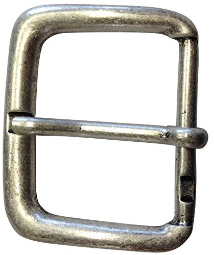 BELTINGER Gürtelschnalle 5,0 cm | Buckle Wechselschließe Gürtelschließe 50mm Massiv | Dorn-Schließe | Für Wechselgürtel bis zu 5cm Breite | Altsilber von BELTINGER