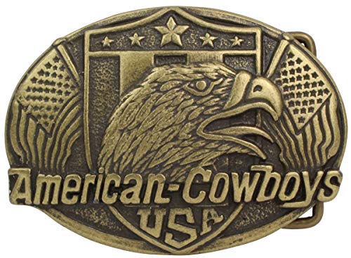 BELTINGER Gürtelschnalle American Cowboy 4,0 cm | Buckle Wechselschließe Gürtelschließe Reitaccessoires 40mm Massiv | für Reit-Outfit | Altmessing BELTINGER Gürtelschnalle American Cowboy 4,0 cm | Buckle Wechselschließe Gürtelschließe Reitaccessoires 40mm Massiv | für Reit-Outfit | Altmessing von BELTINGER
