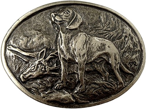 Gürtelschnalle Bayerischer Gebirgsschweißhund 4,0 cm | Buckle Wechselschließe Gürtelschließe 40mm Massiv | für Jagd-Outfit | Altsilber Gürtelschnalle Bayerischer Gebirgsschweißhund 4,0 cm | Buckle Wechselschließe Gürtelschließe 40mm Massiv | für Jagd-Outfit | Altsilber von BELTINGER
