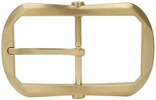 BELTINGER Gürtelschnalle Delux Double 4,0 cm | Buckle Wechselschließe Gürtelschließe 40mm Massiv | Dorn-Schließe | Wechselgürtel bis 4cm | Gold von BELTINGER