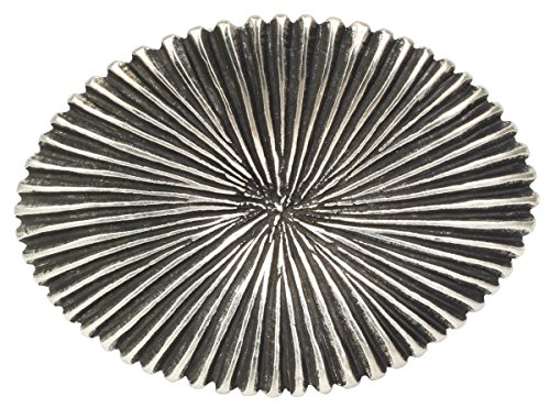 BELTINGER Gürtelschnalle Fan 4,0 cm | Buckle Wechselschließe Gürtelschließe 40mm Massiv | Wechselgürtel bis 4cm | Silber von BELTINGER