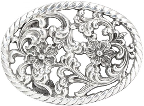 BELTINGER Gürtelschnalle Flower 4,0 cm | Buckle Wechselschließe Gürtelschließe 40mm Massiv | Wechselgürtel bis 4cm | Altsilber BELTINGER Gürtelschnalle Flower 4,0 cm | Buckle Wechselschließe Gürtelschließe 40mm Massiv | Wechselgürtel bis 4cm | Altsilber von BELTINGER