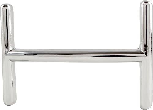 BELTINGER Gürtelschnalle Hekate 4,0 cm | Buckle Wechselschließe Gürtelschließe 40mm Massiv | Wechselgürtel bis 4cm | Silber glänzend von BELTINGER