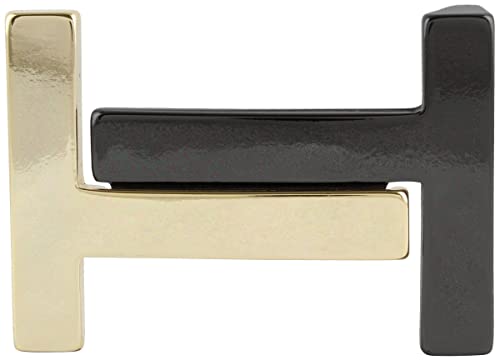 BELTINGER Gürtelschnalle Helena 4,0 cm | Buckle Wechselschließe Gürtelschließe 40mm | Wechselgürtel bis 4cm | Schwarz von BELTINGER