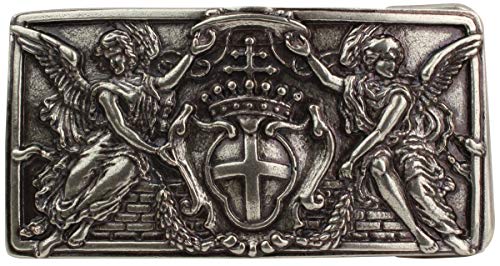 BELTINGER Gürtelschnalle Himmelswächter 4,0 cm | Buckle Wechselschließe Gürtelschließe 40mm Massiv | Wechselgürtel bis 4cm | Silber BELTINGER Gürtelschnalle Himmelswächter 4,0 cm | Buckle Wechselschließe Gürtelschließe 40mm Massiv | Wechselgürtel bis 4cm | Silber von BELTINGER