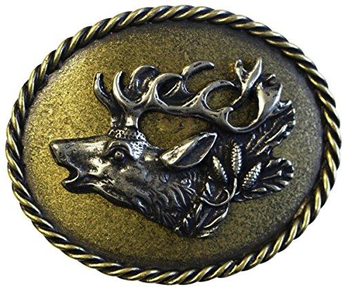 BELTINGER Gürtelschnalle Hirsch 4,0 cm | Buckle Wechselschließe Gürtelschließe 40mm Massiv | für Jagd-Outfit | Wechselgürtel bis 4cm | bicolor g/s BELTINGER Gürtelschnalle Hirsch 4,0 cm | Buckle Wechselschließe Gürtelschließe 40mm Massiv | für Jagd-Outfit | Wechselgürtel bis 4cm | bicolor g/s von BELTINGER