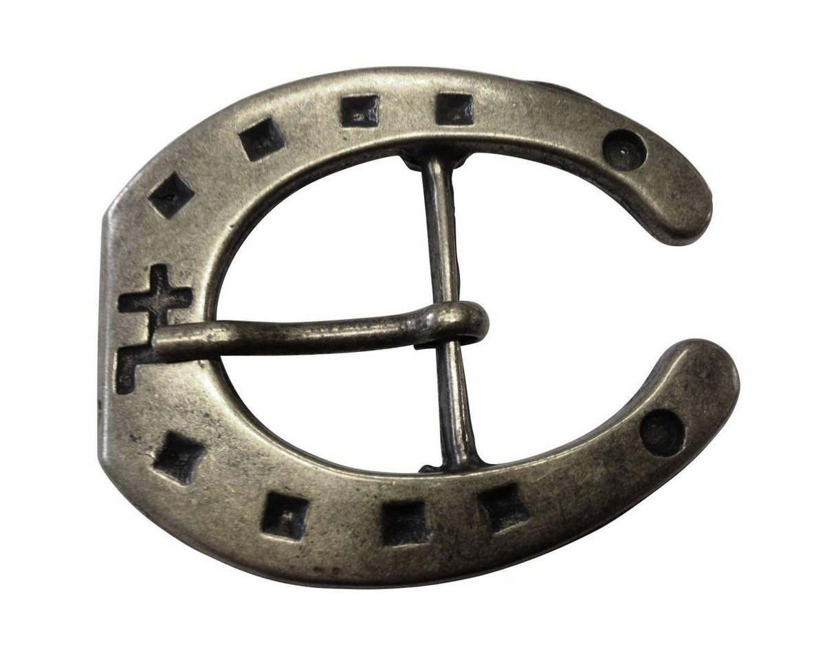 BELTINGER Gürtelschnalle Hufeisen 3,0 cm - Gürtelschließe 30mm - Dorn-Schließe - Gürtel bis zu (1-St) von BELTINGER