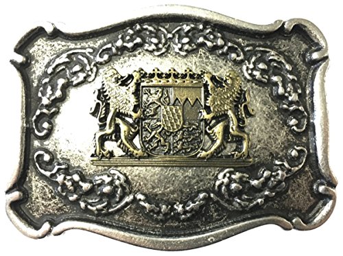 BELTINGER Gürtelschnalle Löwen mit Wappen 4,0 cm | Buckle Wechselschließe Gürtelschließe 40mm Massiv | Tracht | bicolor s/g BELTINGER Gürtelschnalle Löwen mit Wappen 4,0 cm | Buckle Wechselschließe Gürtelschließe 40mm Massiv | Tracht | bicolor s/g von BELTINGER