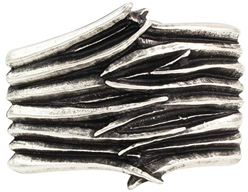 BELTINGER Gürtelschnalle Mesh 4,0 cm | Buckle Wechselschließe Gürtelschließe 40mm Massiv | Wechselgürtel bis 4cm | Altsilber von BELTINGER