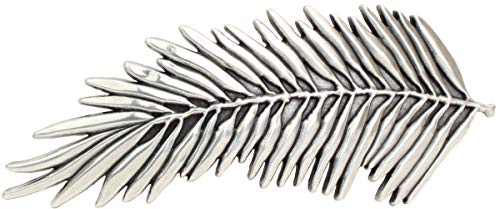 BELTINGER Gürtelschnalle Palms 4,0 cm | Buckle Wechselschließe Gürtelschließe 40mm Massiv | Wechselgürtel bis 4cm | Silber von BELTINGER