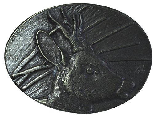 Gürtelschnalle Reh 4,0 cm | Buckle Wechselschließe Gürtelschließe 40mm Massiv | für Jagd-Outfit | Wechselgürtel bis 4cm | Altsilber Gürtelschnalle Reh 4,0 cm | Buckle Wechselschließe Gürtelschließe 40mm Massiv | für Jagd-Outfit | Wechselgürtel bis 4cm | Altsilber von BELTINGER