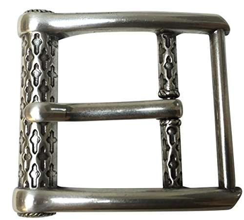 BELTINGER Gürtelschnalle Special 4,0 cm | Buckle Wechselschließe Gürtelschließe 40mm Massiv | Dorn-Schließe | Wechselgürtel bis 4cm | Silber von BELTINGER