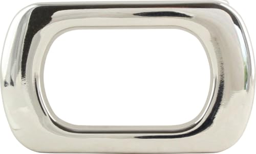 BELTINGER Gürtelschnalle Stadion 4,0 cm | Buckle Wechselschließe Gürtelschließe 40mm Massiv | Wechselgürtel bis 4cm | Silber glänzend von BELTINGER