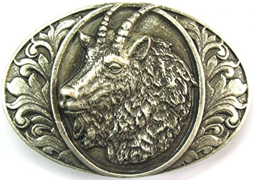 BELTINGER Gürtelschnalle Steinbock 4,0 cm | Buckle Wechselschließe Gürtelschließe 40mm Massiv | für Jagd-Outfit | Wechselgürtel bis 4cm | Altsilber BELTINGER Gürtelschnalle Steinbock 4,0 cm | Buckle Wechselschließe Gürtelschließe 40mm Massiv | für Jagd-Outfit | Wechselgürtel bis 4cm | Altsilber von BELTINGER